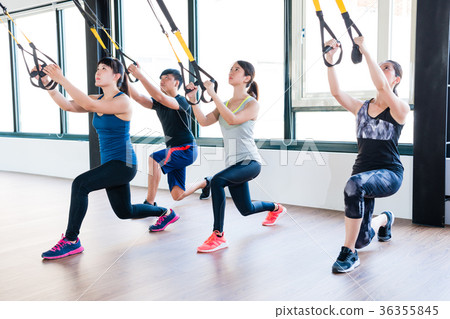 total body resistance exercise TRX training 36355845