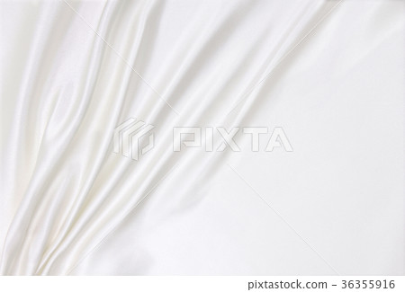 Smooth elegant white silk or satin luxury cloth 36355916