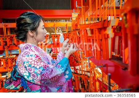 Women in traditional japanese kimonos. Women in traditional japanese kimonos. 36358565