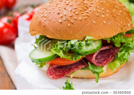 Sandwich with ham 36360908