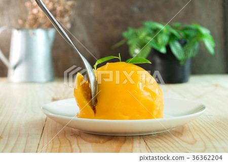 orange cake in nature orange shape 36362204