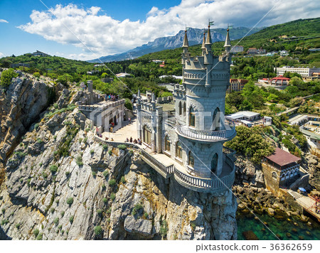Castle Swallow's Nest on the rock in Crimea 36362659
