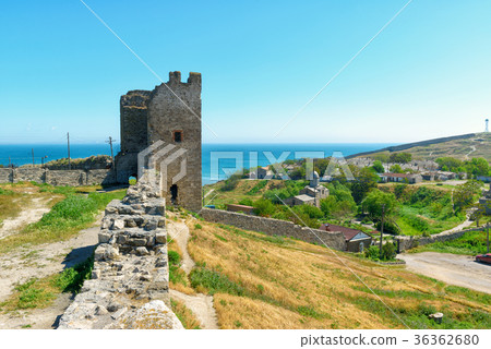 Ancient Genoese fortress in Feodosia, Crimea 36362680