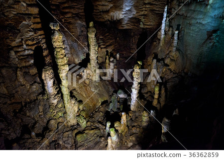 Karst cave in Chatyr-Dah mountain in Crimea Karst cave in Chatyr-Dah mountain in Crimea 36362859