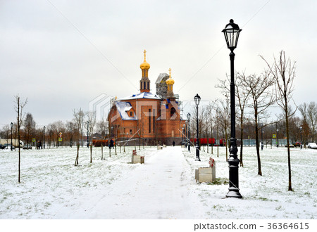 Park and church. Park and church. 36364615
