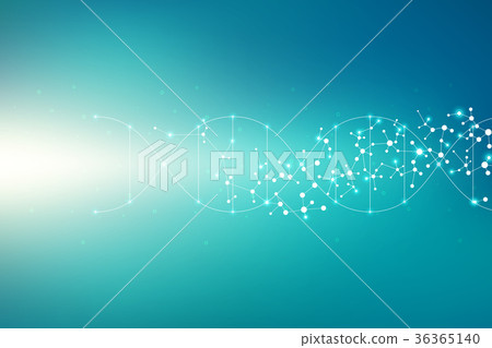 Abstract molecule background, genetic and chemical 36365140