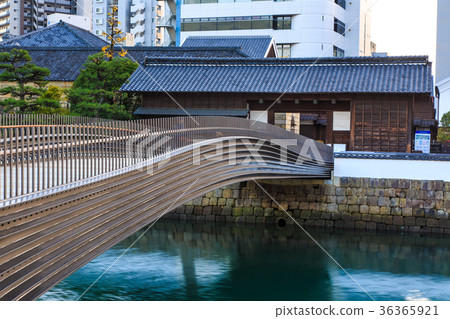 Dejima front gate bridge Nagasaki 36365921