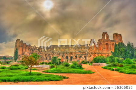 Amphitheatre of El Jem, a UNESCO world heritage 36366055