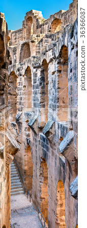 Amphitheatre of El Jem, a UNESCO world heritage Amphitheatre of El Jem, a UNESCO world heritage 36366087