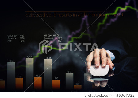 Businessman using mouse Businessman using mouse 36367322