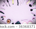 Makeup and Cosmetics Flat lay with copy space 36368371
