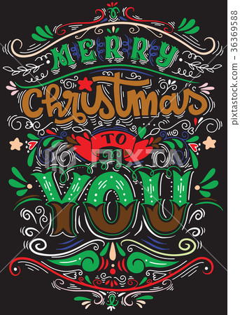 Merry Christmas Everyone, Vintage Background Merry Christmas Everyone, Vintage Background 36369588