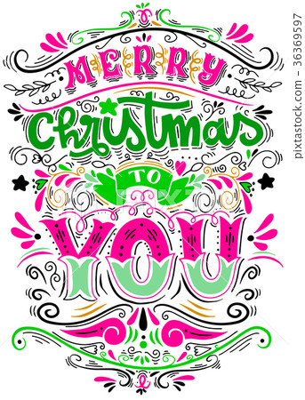 Merry Christmas Everyone, Vintage Background  36369597