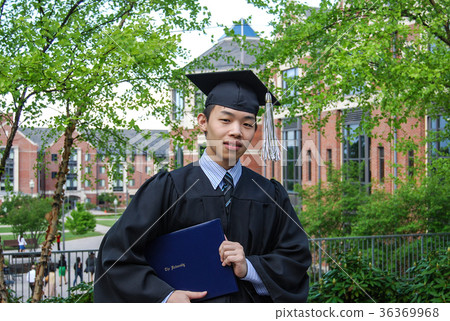 Graduation ceremony of an American university 36369968