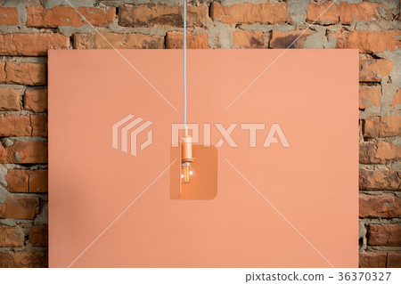 Hanging metal orange edison lamp Hanging metal orange edison lamp 36370327