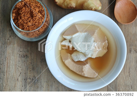soybean curd and ginger soybean curd and ginger 36370892