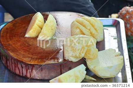 pineapple at street food 36371214