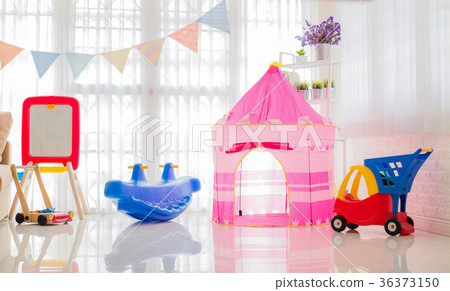Interior of colorful playing room for kids 36373150