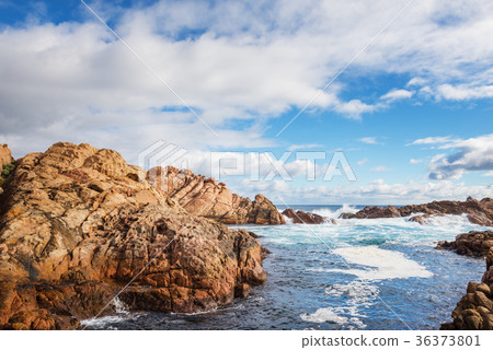 famous rocks in canal of the coast in Busselton famous rocks in canal of the coast in Busselton 36373801