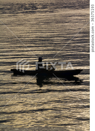 Sunset Sunrise with reflections at Lake Toba,  36375193