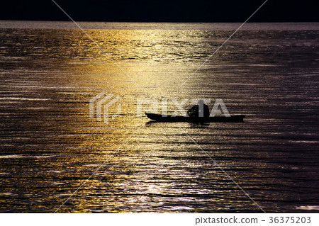 Sunset Sunrise with reflections at Lake Toba,  36375203