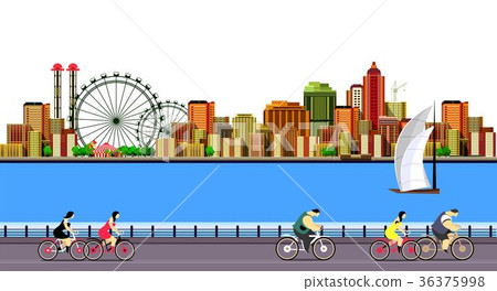 Modern city landscape Modern city landscape 36375998