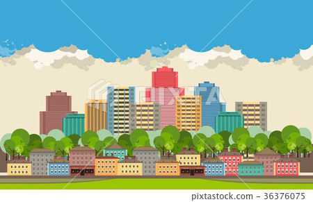 City background 36376075