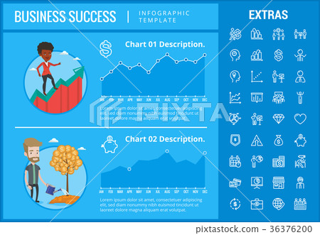 Business success infographic template and elements - Stock Illustration ...