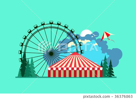 Amusement park poster Amusement park poster 36376863