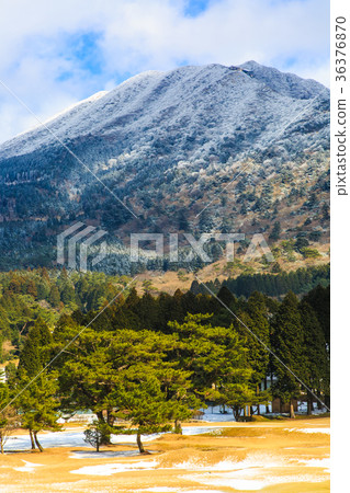 Snowy scenery of Mt. Tayomi From near Unzen Golf Course 36376870