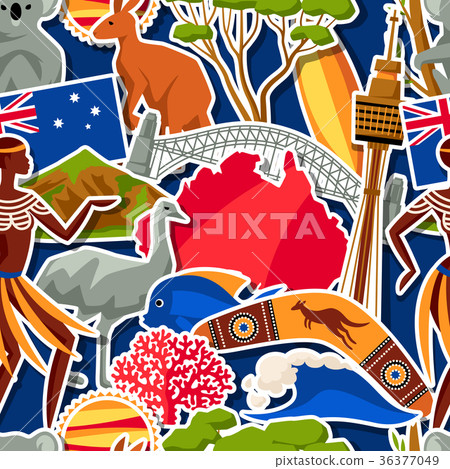 Australia seamless pattern. Australian traditional 36377049