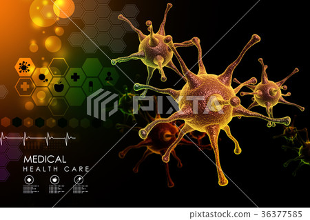 3d rendering of a virus 3d rendering of a virus 36377585