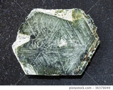 rough Phlogopite stone on dark background rough Phlogopite stone on dark background 36378049