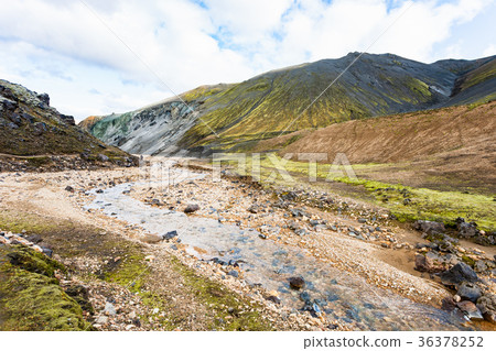 creek in Graenagil canyon in Iceland 36378252