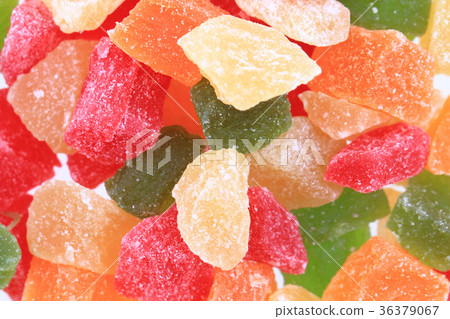 candied fruits cubes 36379067
