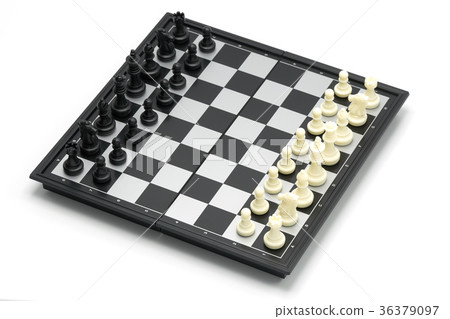 chessboard with a chess piece  36379097