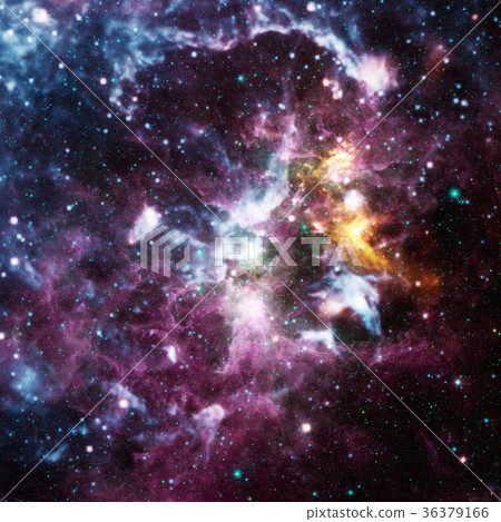 Nebula and stars in deep space. Nebula and stars in deep space. 36379166