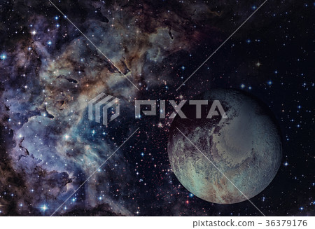 Solar System - Pluto. It is a dwarf planet in the 36379176