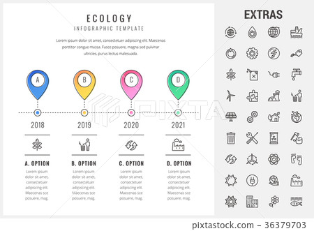 Ecology infographic template, elements and icons. Ecology infographic template, elements and icons. 36379703