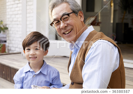 祖父,孫子,在一起,幸福 祖父,孫子,在一起,幸福 36380387