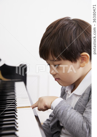 Children, boys, piano 36380471
