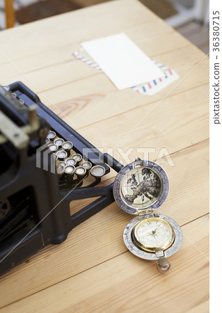 Typewriter, pocket watch 36380715