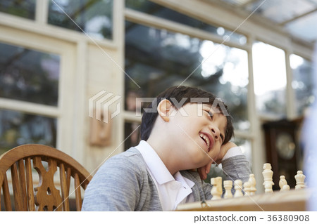 兒童，男孩，象棋 36380908