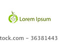 Abstract bamboo icon 36381443