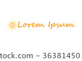 Icon for beaches and beach activities 36381450
