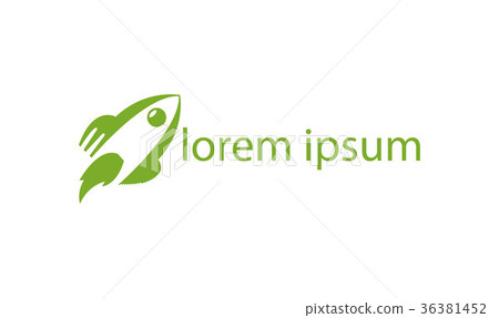 The shape of the rocket made by knife and fork, il The shape of the rocket made by knife and fork, il 36381452