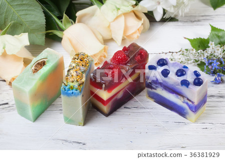 handmade soap with berries and herbs, a gift handmade soap with berries and herbs, a gift 36381929