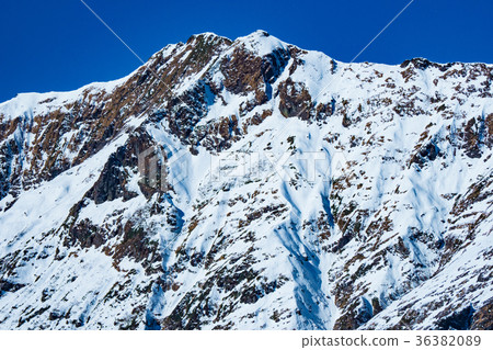 Ojisawa Noto和Mt. Mantaro（dake Tanigawa）在初冬 36382089