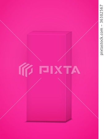 Pink box on pink background - Stock Illustration [36382567] - PIXTA