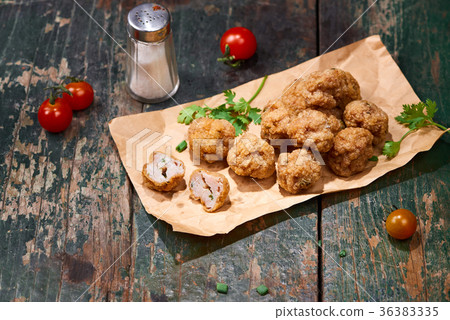 Vietnamese food. Delicious homemade fish balls Vietnamese food. Delicious homemade fish balls 36383335